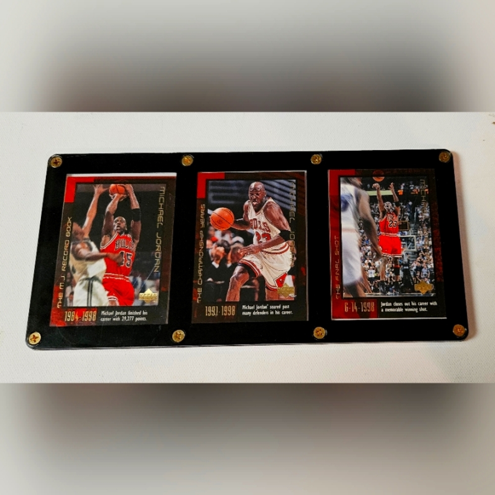 3 UPPER DECK MICHAEL JORDAN CARDS